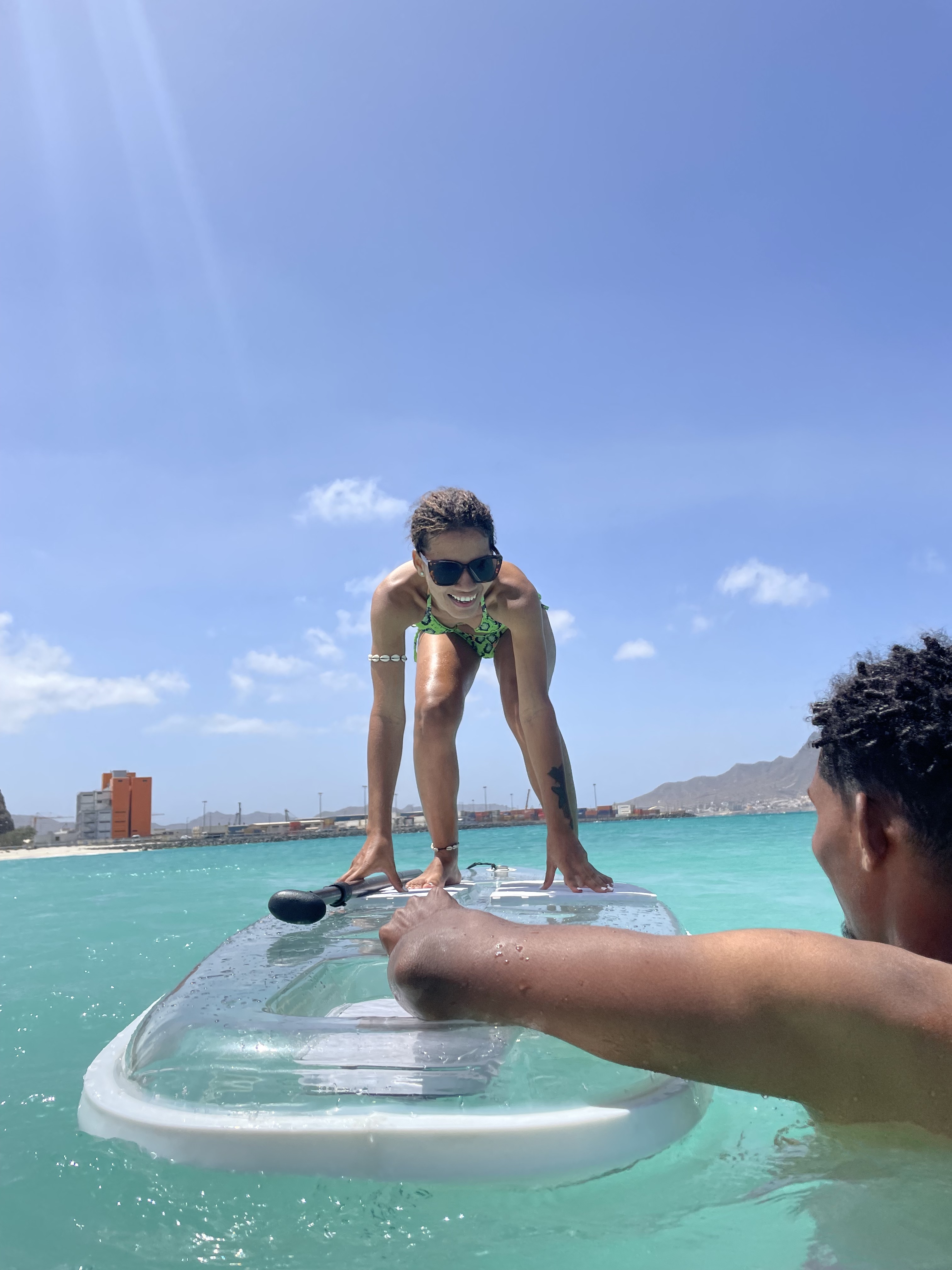 snorkling at laginha